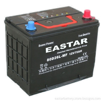 JIS Standard Maintenance Free Battery for Car (80D26L)